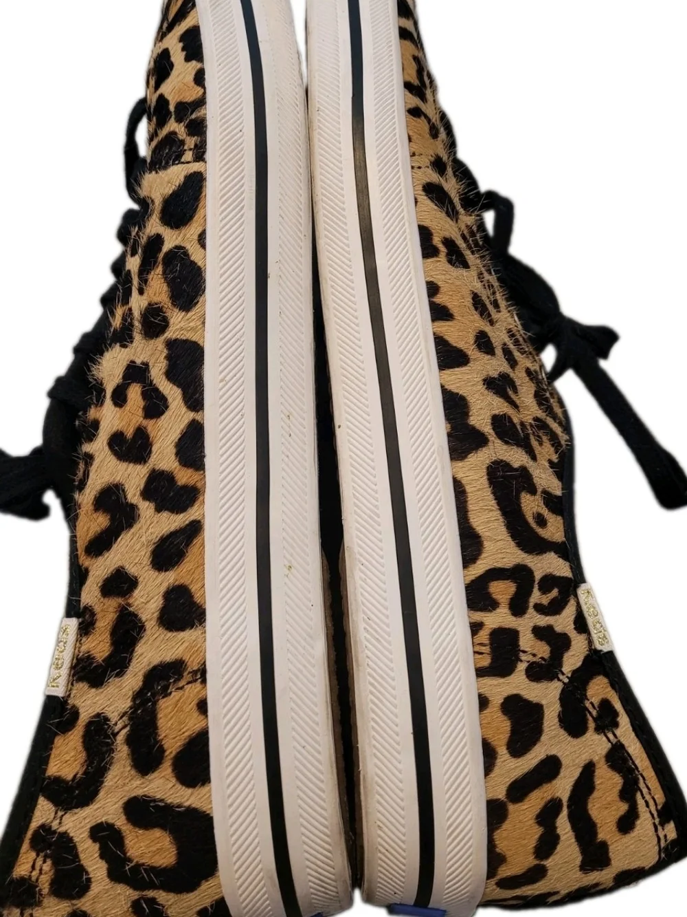 Keds x Kate Spade New York Womens 11 Leopard Calf Hair Sneakers WH59825